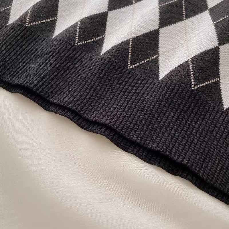 Argyle Varsity Vest (2 Colors)
