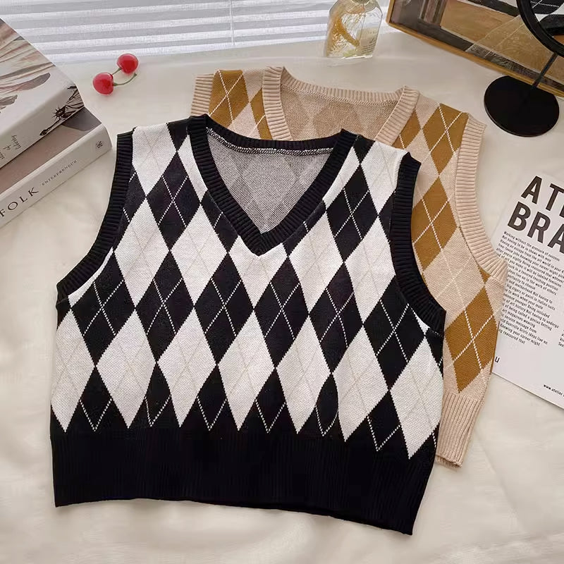Argyle Varsity Vest (2 Colors)