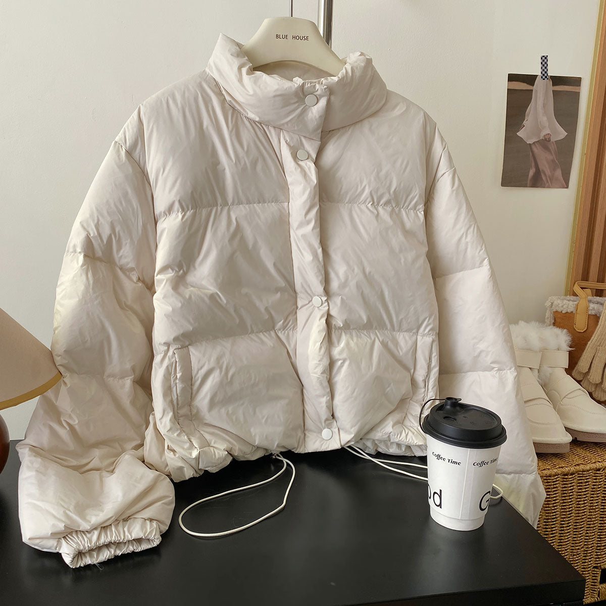 Candy Cropped Puffer Jacket (6 Colors)