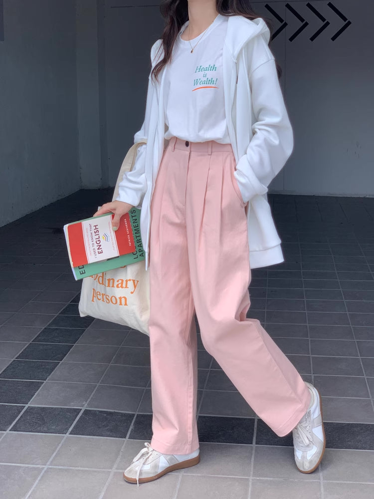 Boyfriend Work Pants (4 Colors)