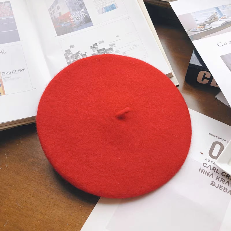 Basic Wool Beret (31 Colors)