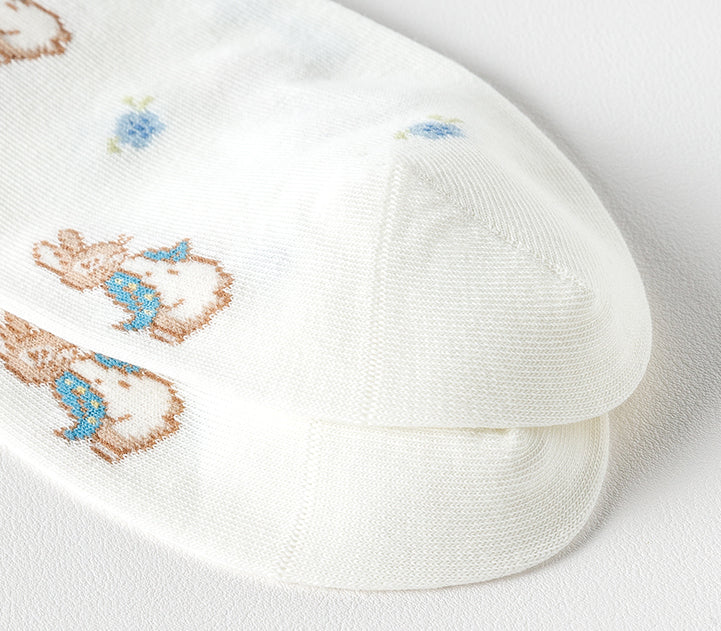 Spring Peter Rabbit Ankle Socks Set (Blue)