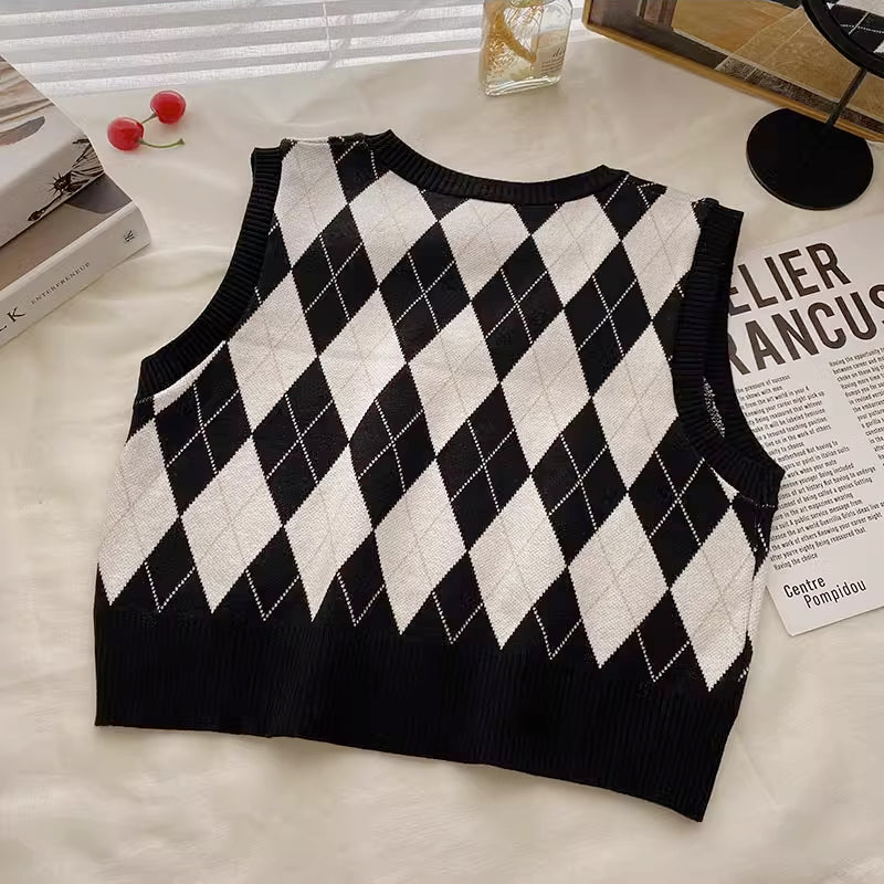 Argyle Varsity Vest (2 Colors)