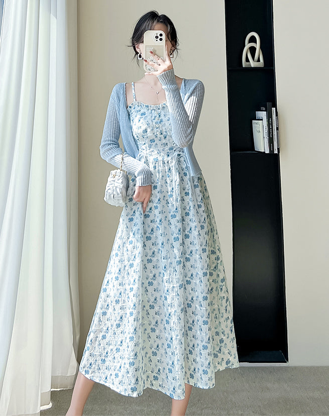 May Flowers Lace Up Cami Dress (3 Colors)