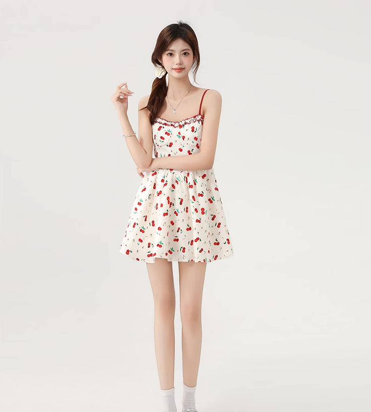 Cherry Cami Mini Dress (2 Colors)