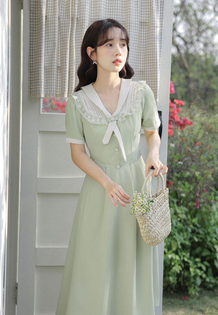 Beth Sailor Midi Dress (2 Colors)