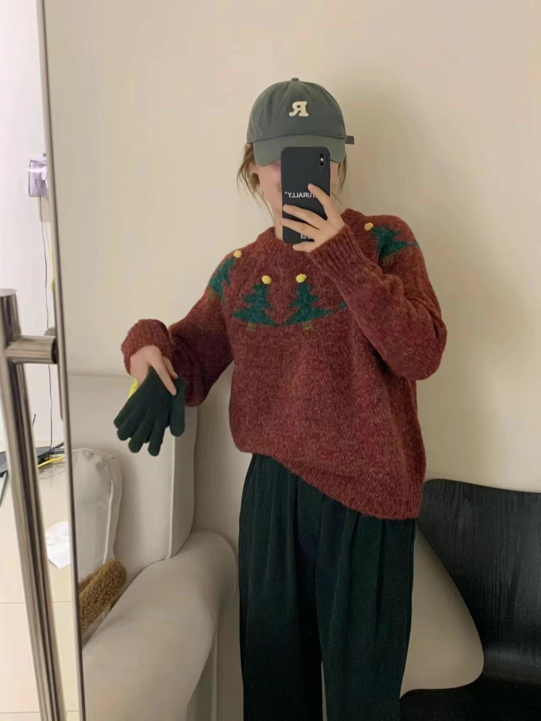 Christmas Tree Fair Isle Sweater (2 Colors)
