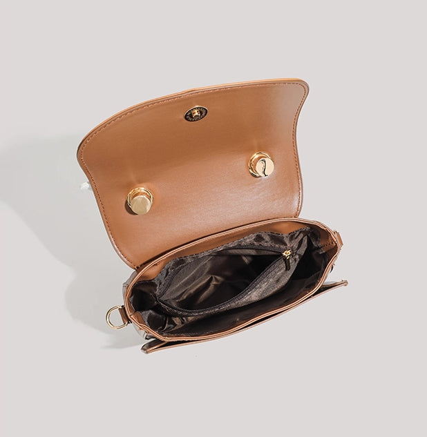 Red Panda Crossbody Bag (Brown)