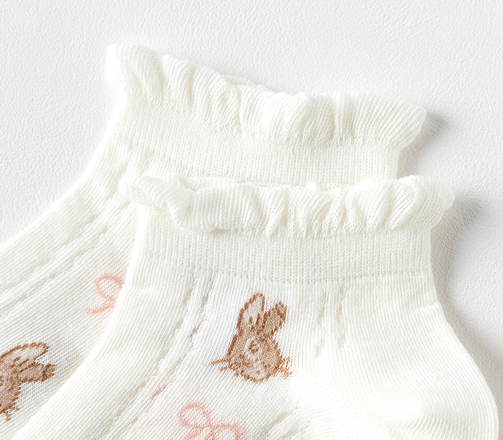 Spring Peter Rabbit Ankle Socks Set (Pink)