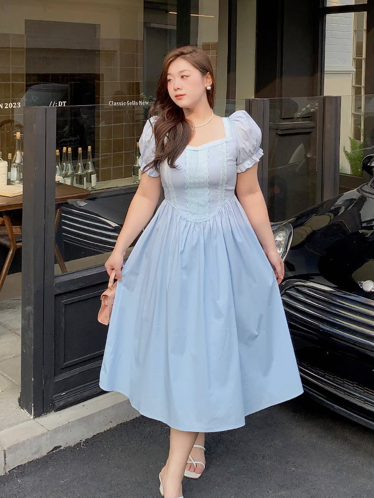 Jolie Broderie Midi Dress (3 Colors)