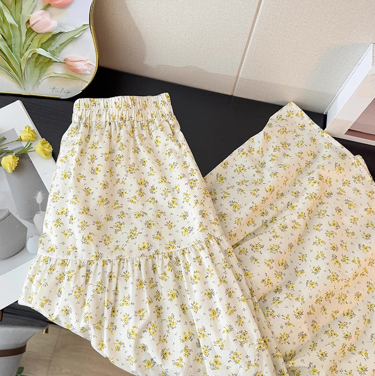Blooming Beautiful Floral Midi Skirt (7 Colors)