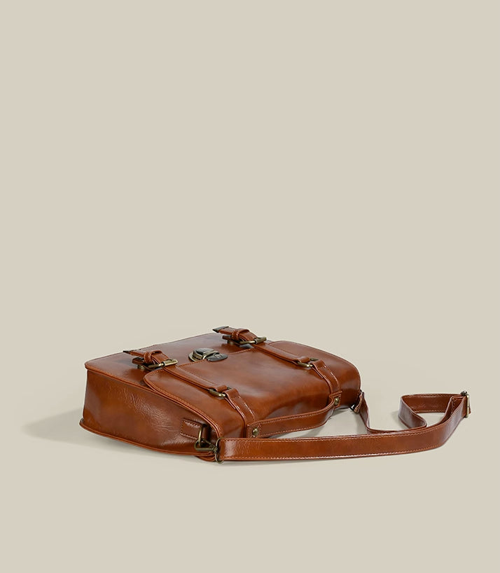 Classic Buckle Satchel Bag (3 Colors)
