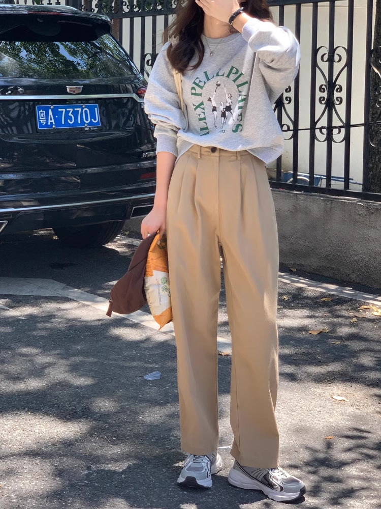 Boyfriend Work Pants (4 Colors)
