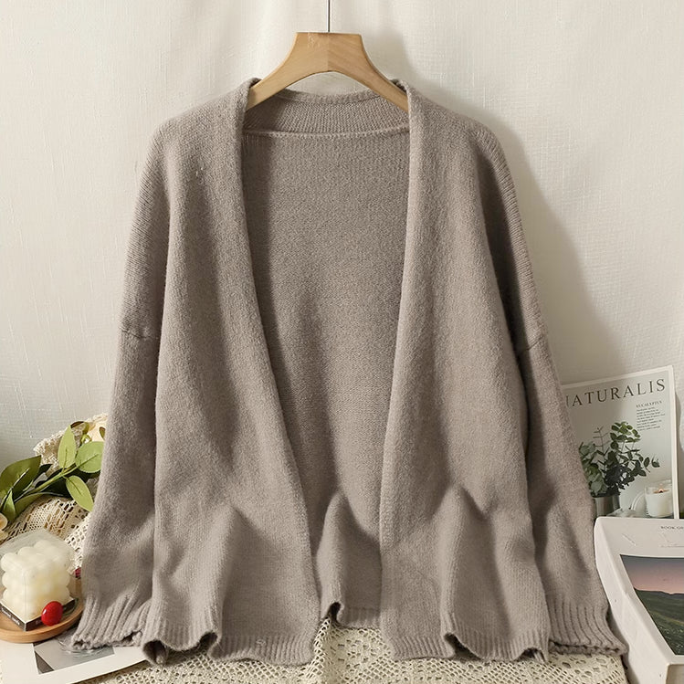 Basic Open Front Cardigan (7 Colors)