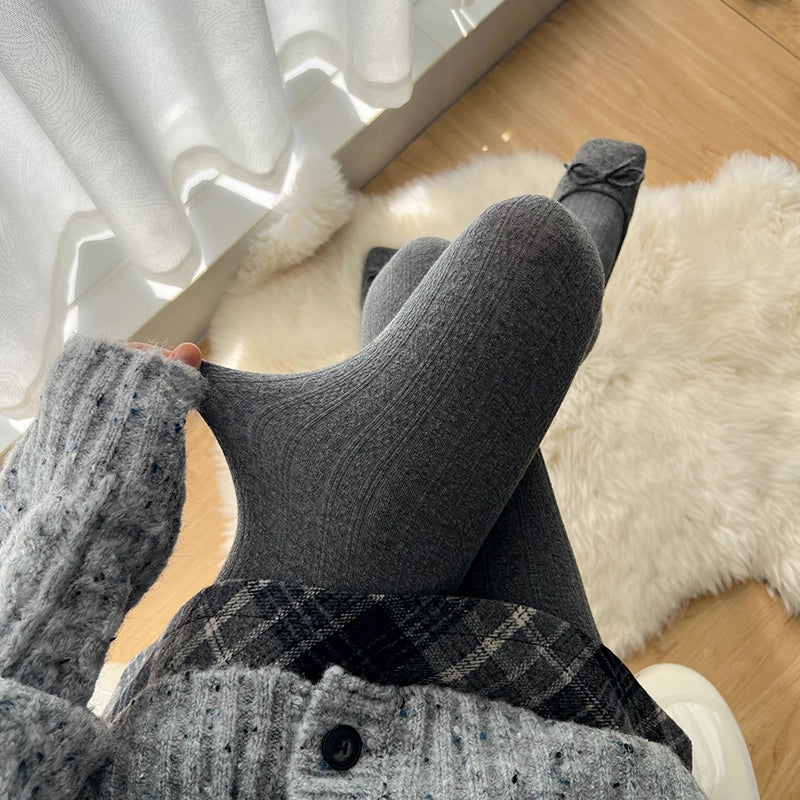 Cable Knit Tights (13 Colors)