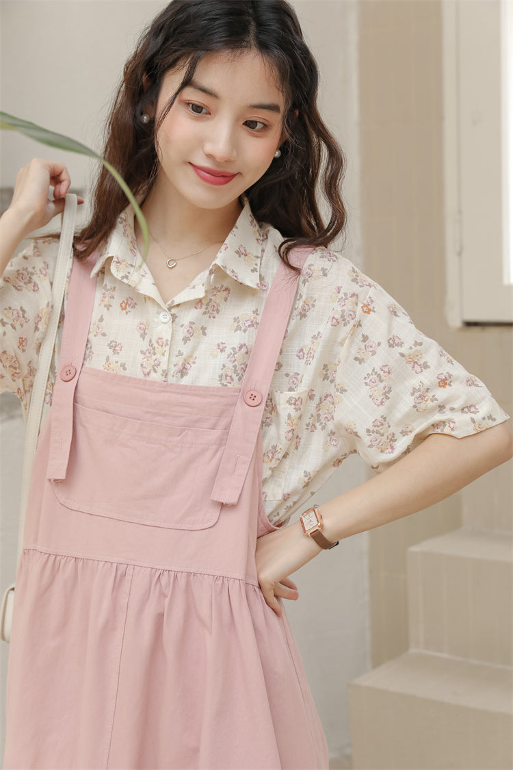 Girlfriend Floral Button Up Shirt (2 Colors)