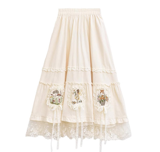 Forest Fairy Midi Skirt (2 Colors)