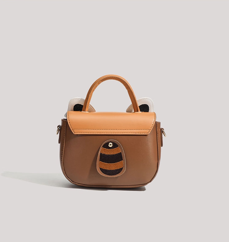 Red Panda Crossbody Bag (Brown)