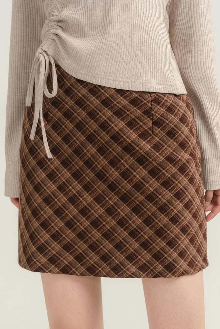 Spiced Plaid Mini Skirt (3 Colors)