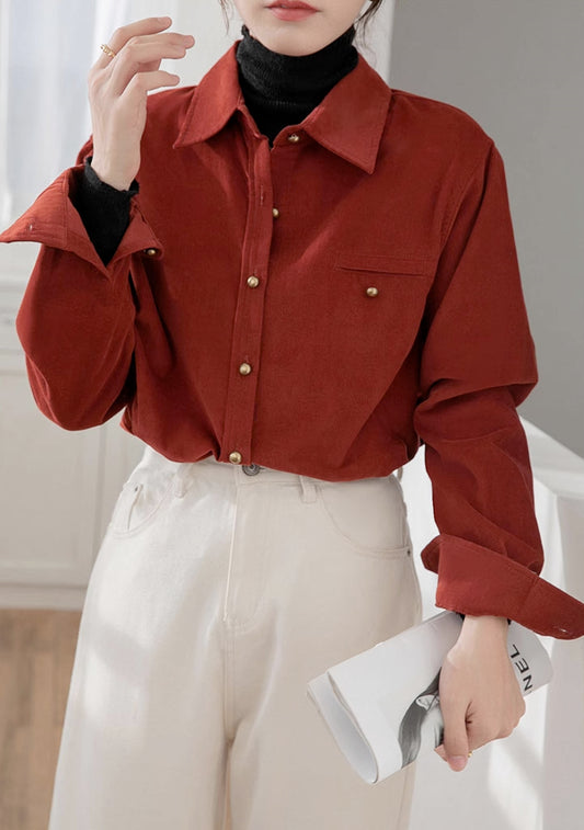 Maple Woven Button Up Shirt (2 Colors)