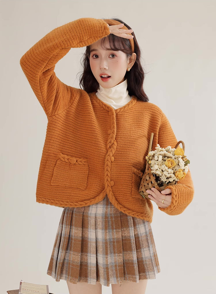 Toasted Plaid Pleated Tennis Skirt (3 Colors)