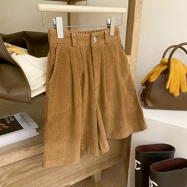 Fall Corduroy Shorts (5 Colors)