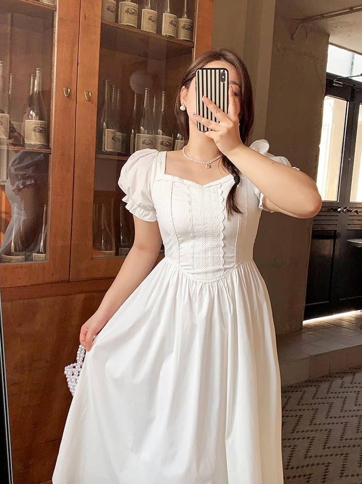 Jolie Broderie Midi Dress (3 Colors)