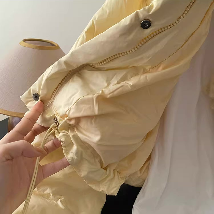 Candy Cropped Puffer Jacket (6 Colors)