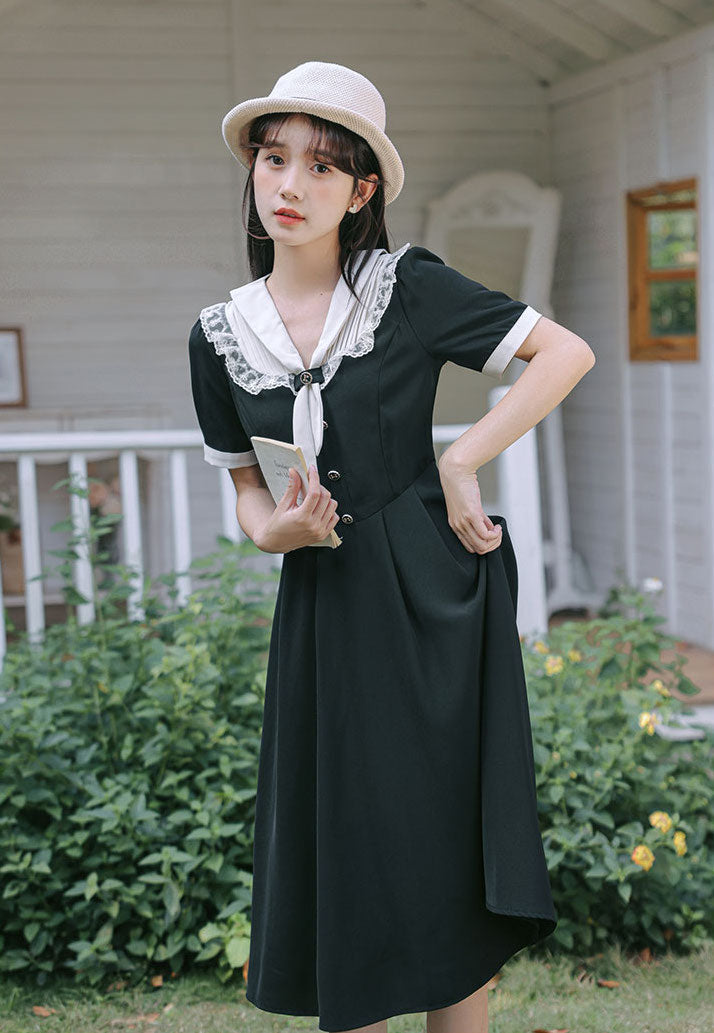 Beth Sailor Midi Dress (2 Colors)