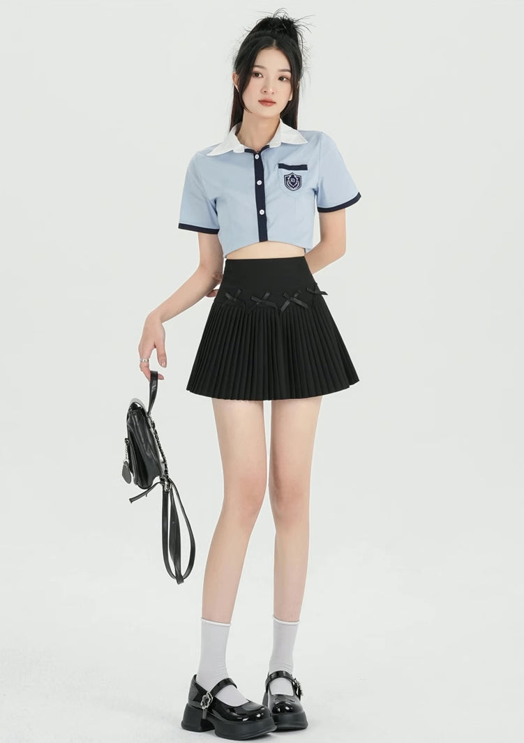 Little Bow Spring Mini Skirt (4 Colors)