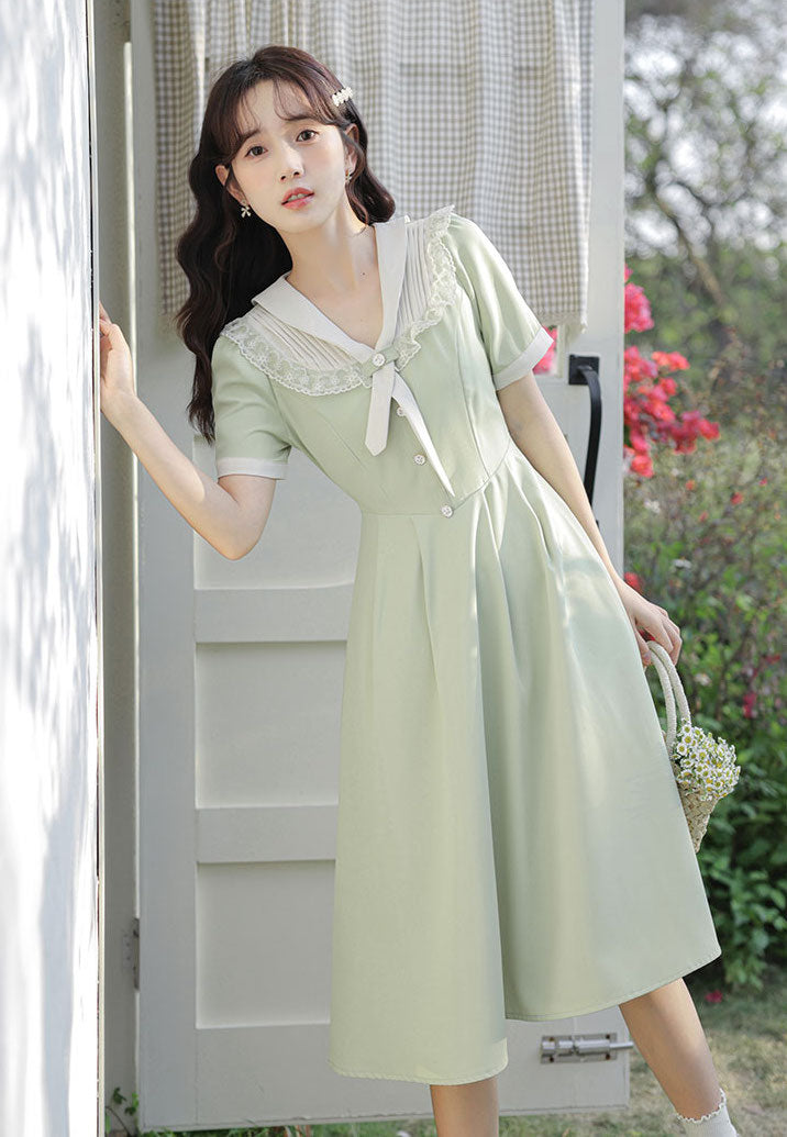 Beth Sailor Midi Dress (2 Colors)