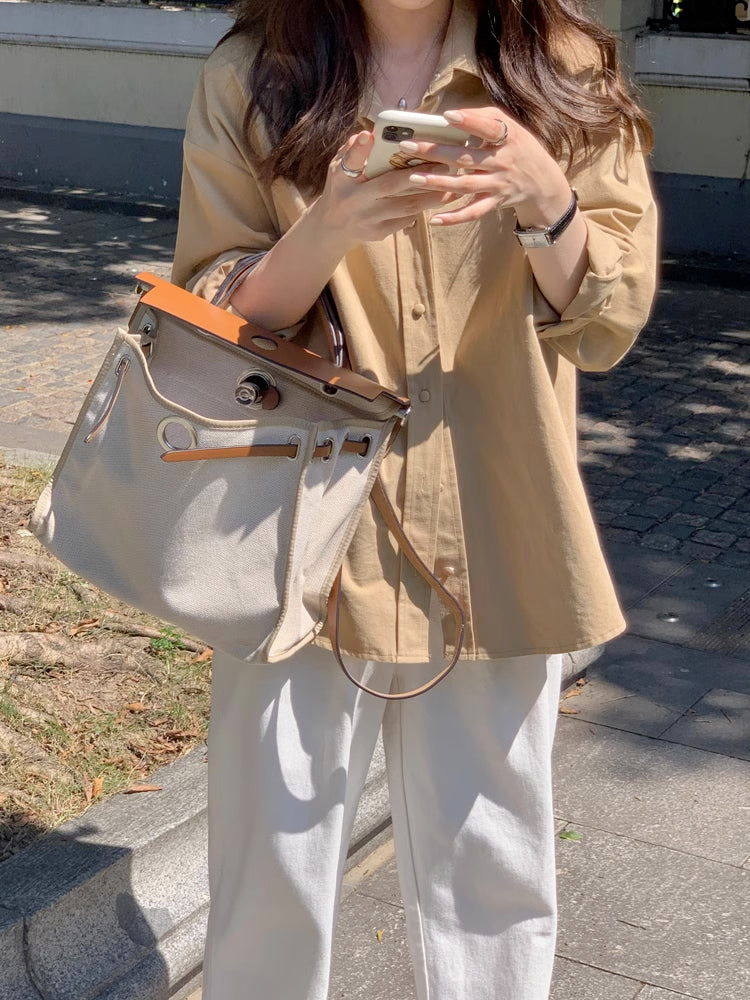 Boyfriend Button Up Shirt (6 Colors)