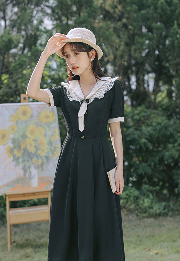 Beth Sailor Midi Dress (2 Colors)
