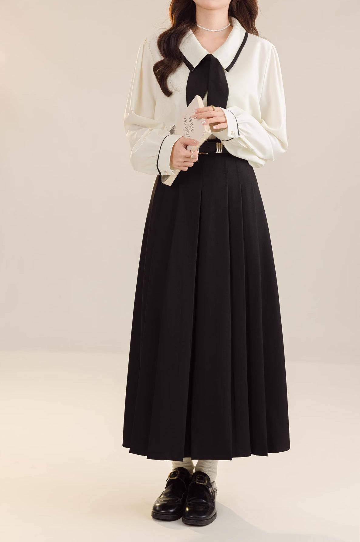 Pleated Midi Tennis Skirt (3 Colors)