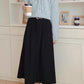 Belted Corduroy Midi Skirt (3 Colors)