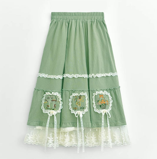 Forest Fairy Midi Skirt (2 Colors)