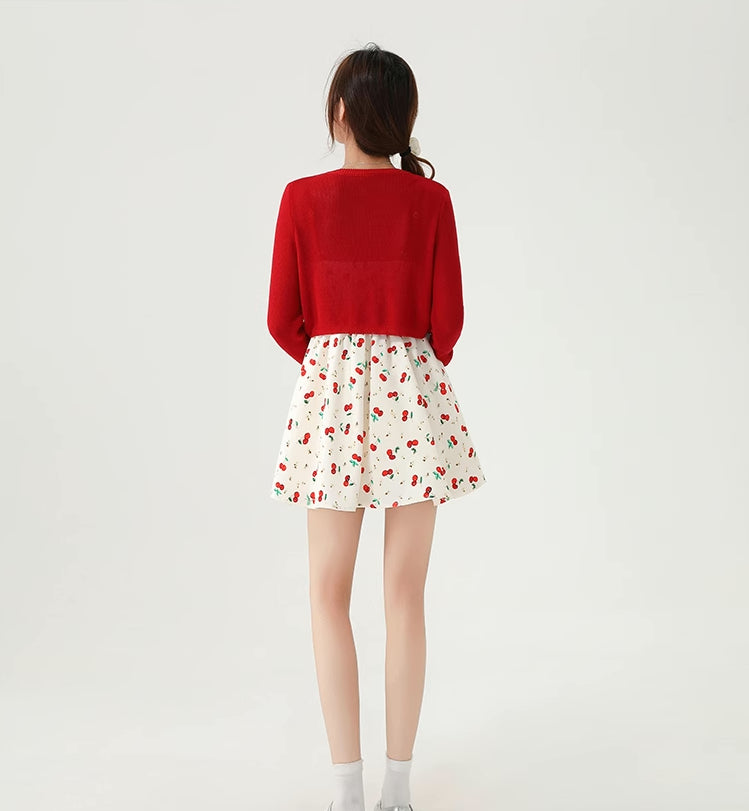 Cherry Cami Mini Dress (2 Colors)