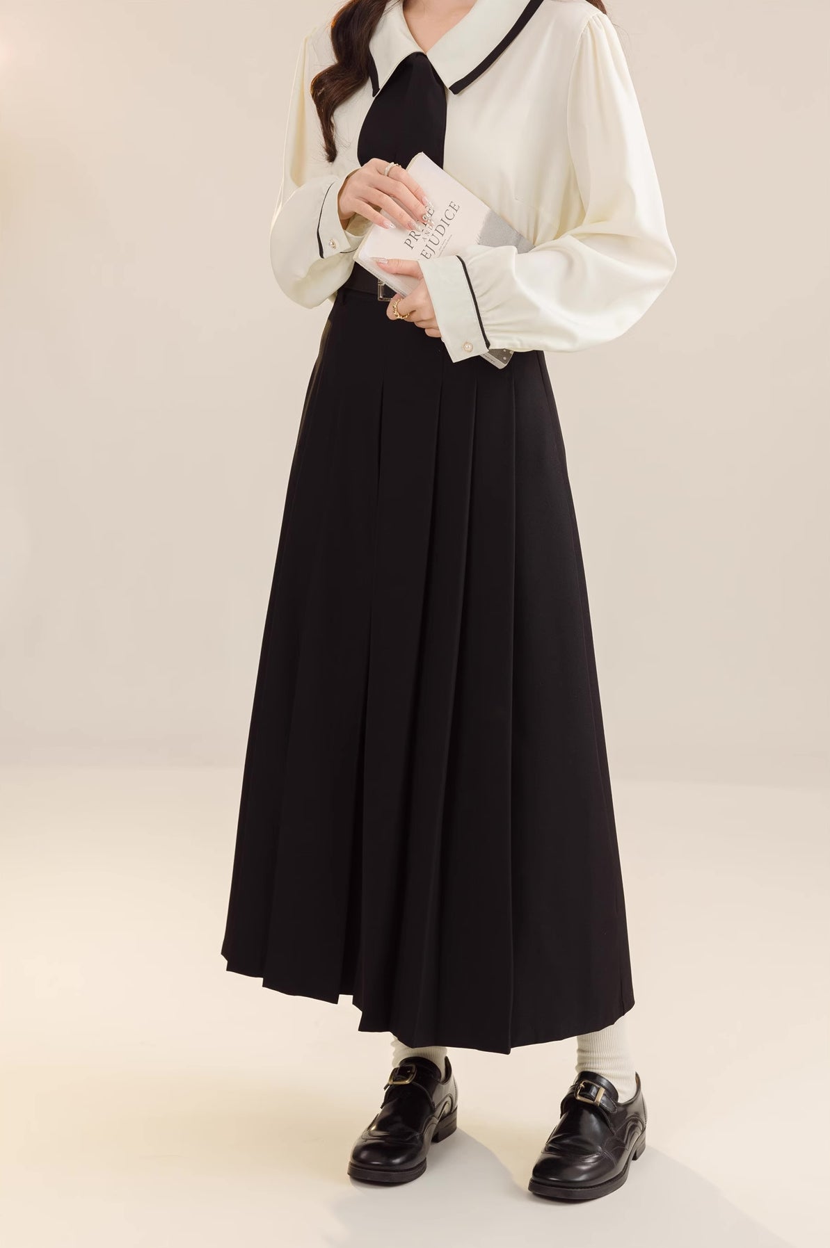 Pleated Midi Tennis Skirt (3 Colors)