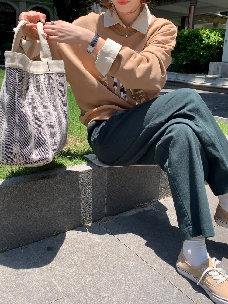 Boyfriend Work Pants (4 Colors)