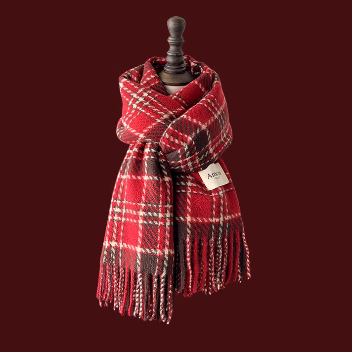 Red Plaid Scarf Series (Assorted)