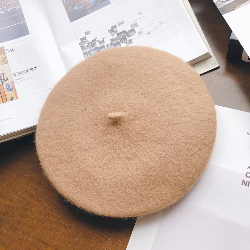 Basic Wool Beret (31 Colors)