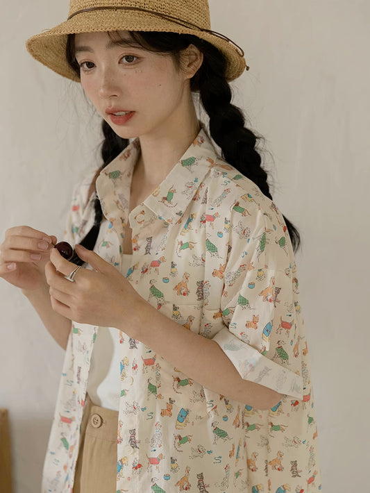 Best Boy Button Up Shirt (Cream)