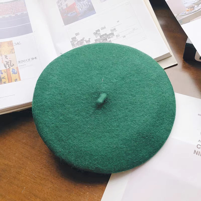 Basic Wool Beret (31 Colors)