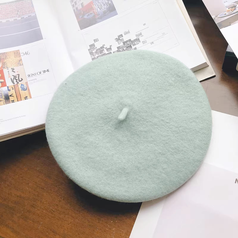 Basic Wool Beret (31 Colors)
