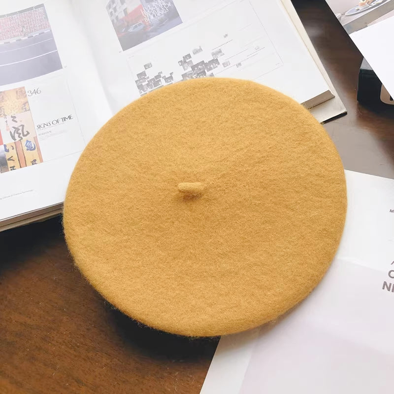 Basic Wool Beret (31 Colors)