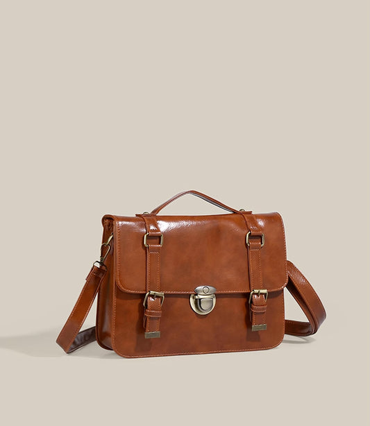 Classic Buckle Satchel Bag (3 Colors)