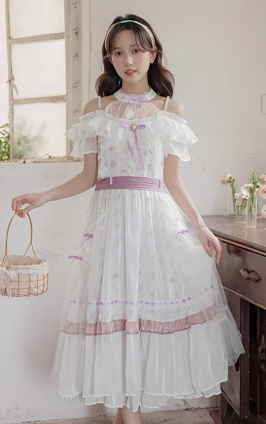 Veiled Dreams Midi Dress (2 Colors)