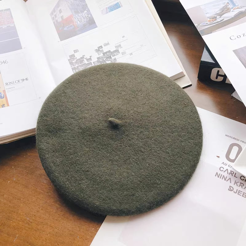 Basic Wool Beret (31 Colors)