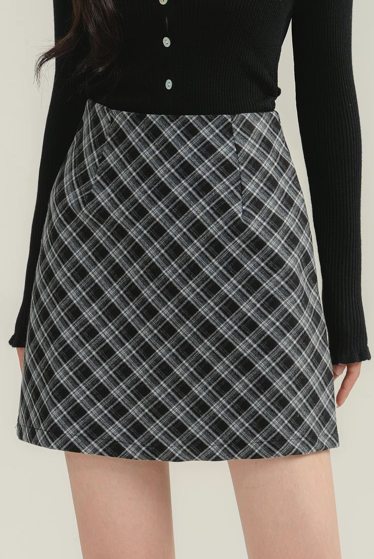 Spiced Plaid Mini Skirt (3 Colors)
