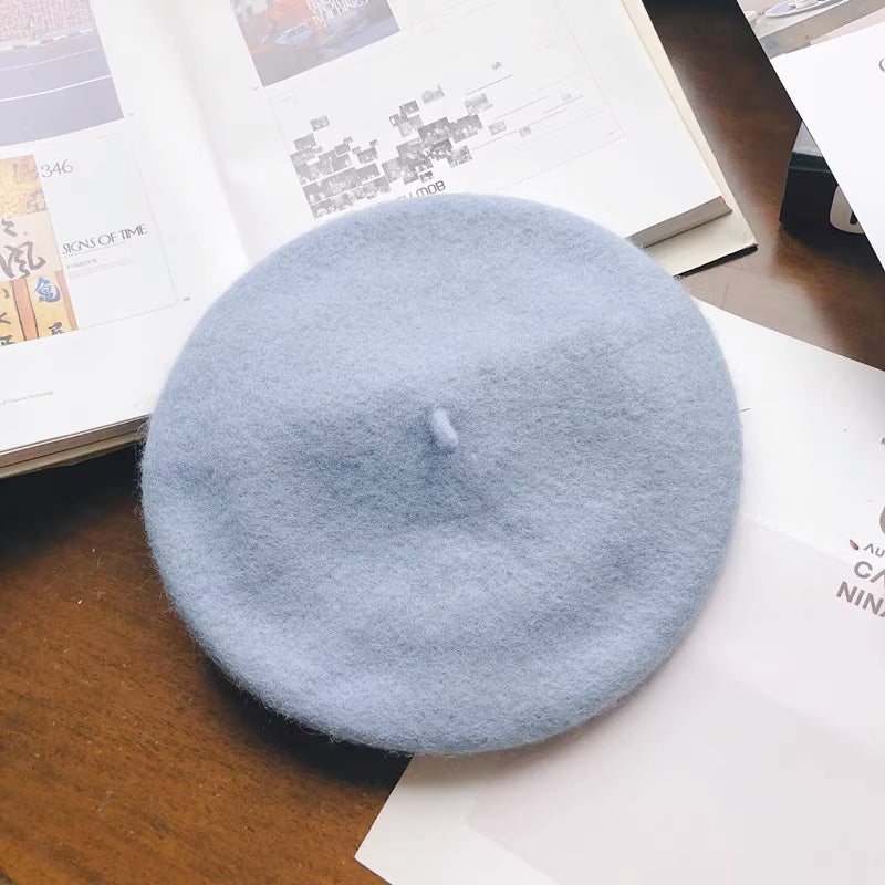 Basic Wool Beret (31 Colors)